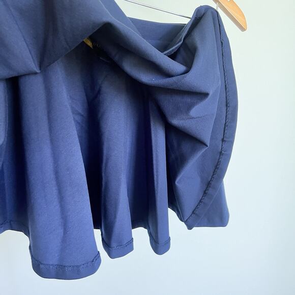 Polo Ralph Lauren Girl's Twirl Skirt Solid Navy Blue Size L (12-14) Preppy Pony - Picture 4 of 6
